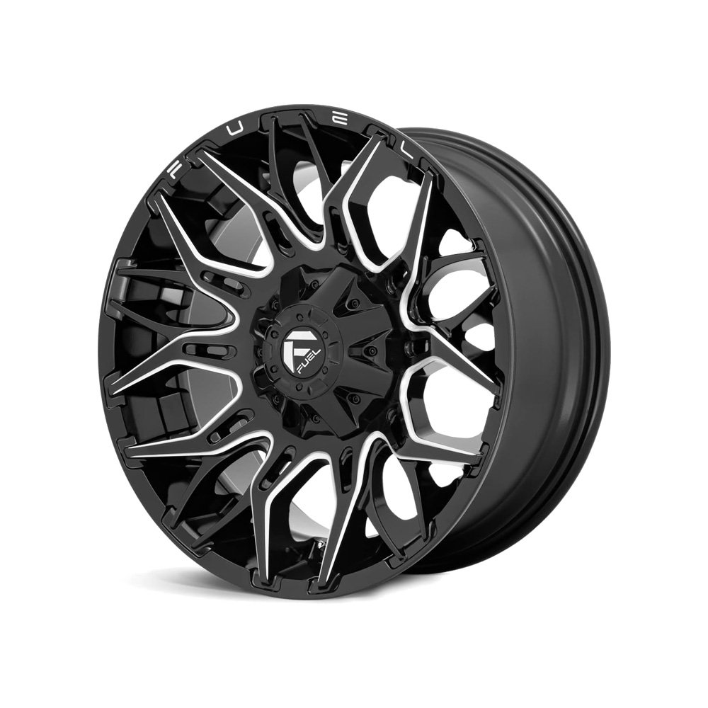 Fuel Twitch - D771 / Candy Red & Milled 6 LUG - Image 4