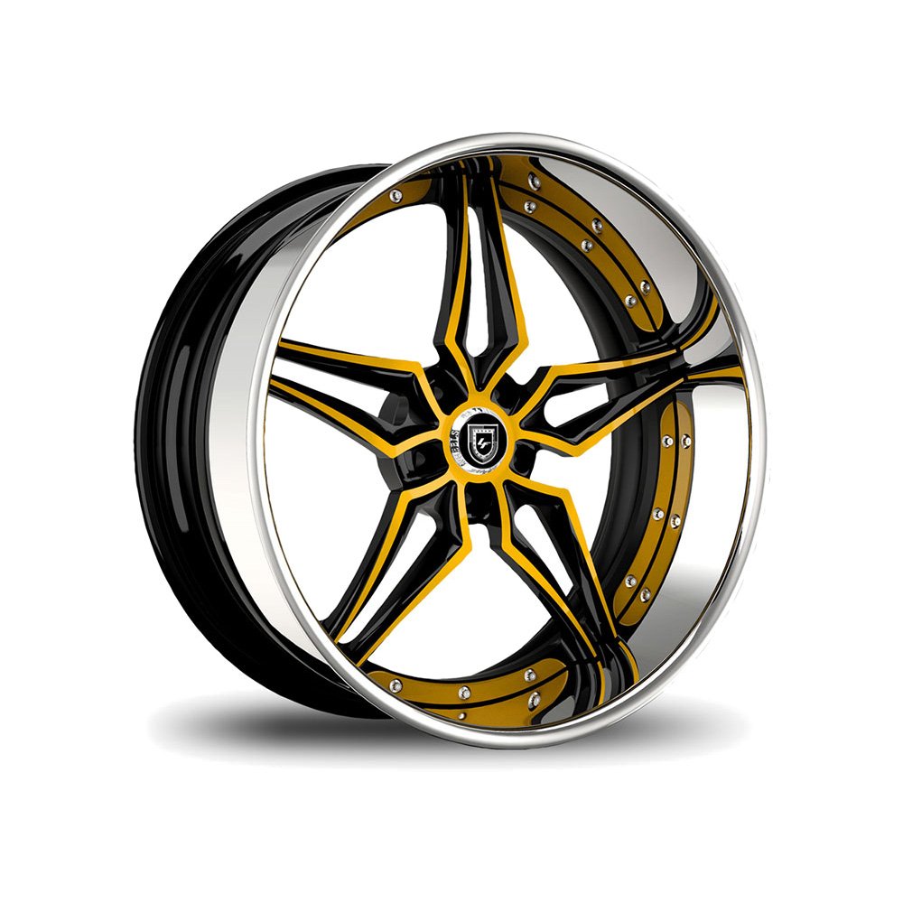 Black Yellow Wheel Cover 13 Inch For Four-Wheel - Image 2
