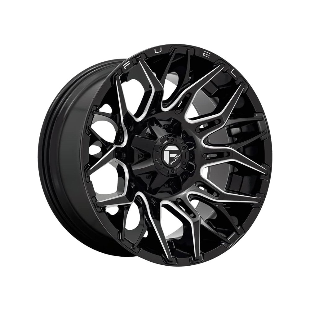 Fuel Twitch - D771 / Candy Red & Milled 6 LUG - Image 5