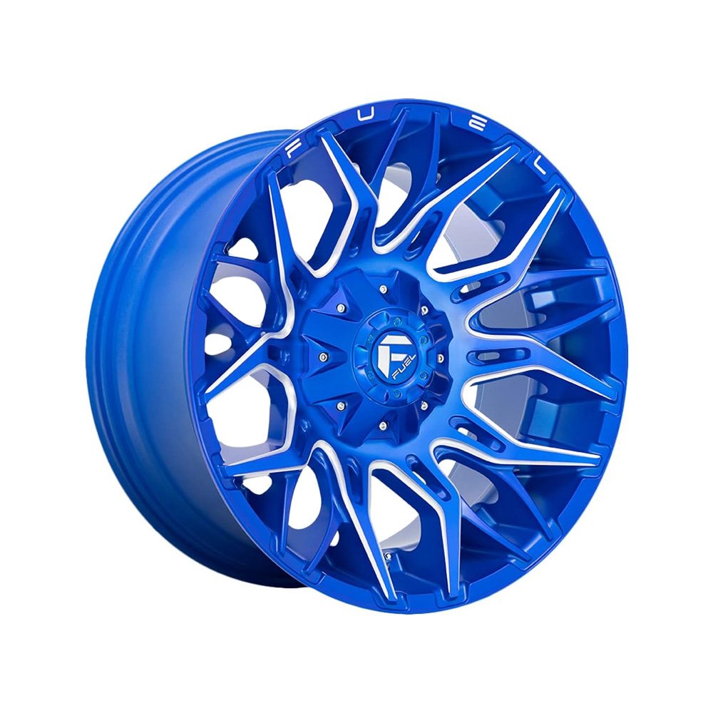 Fuel Twitch - D771 / Candy Red & Milled 6 LUG - Image 6