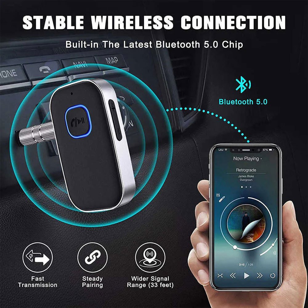 Bluetooth Receiver with LCD Screen For Car - Image 3