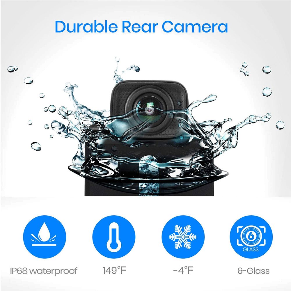 AUTO-VOX 9.8ft Extension Cord Dash Cam Rear - Image 4