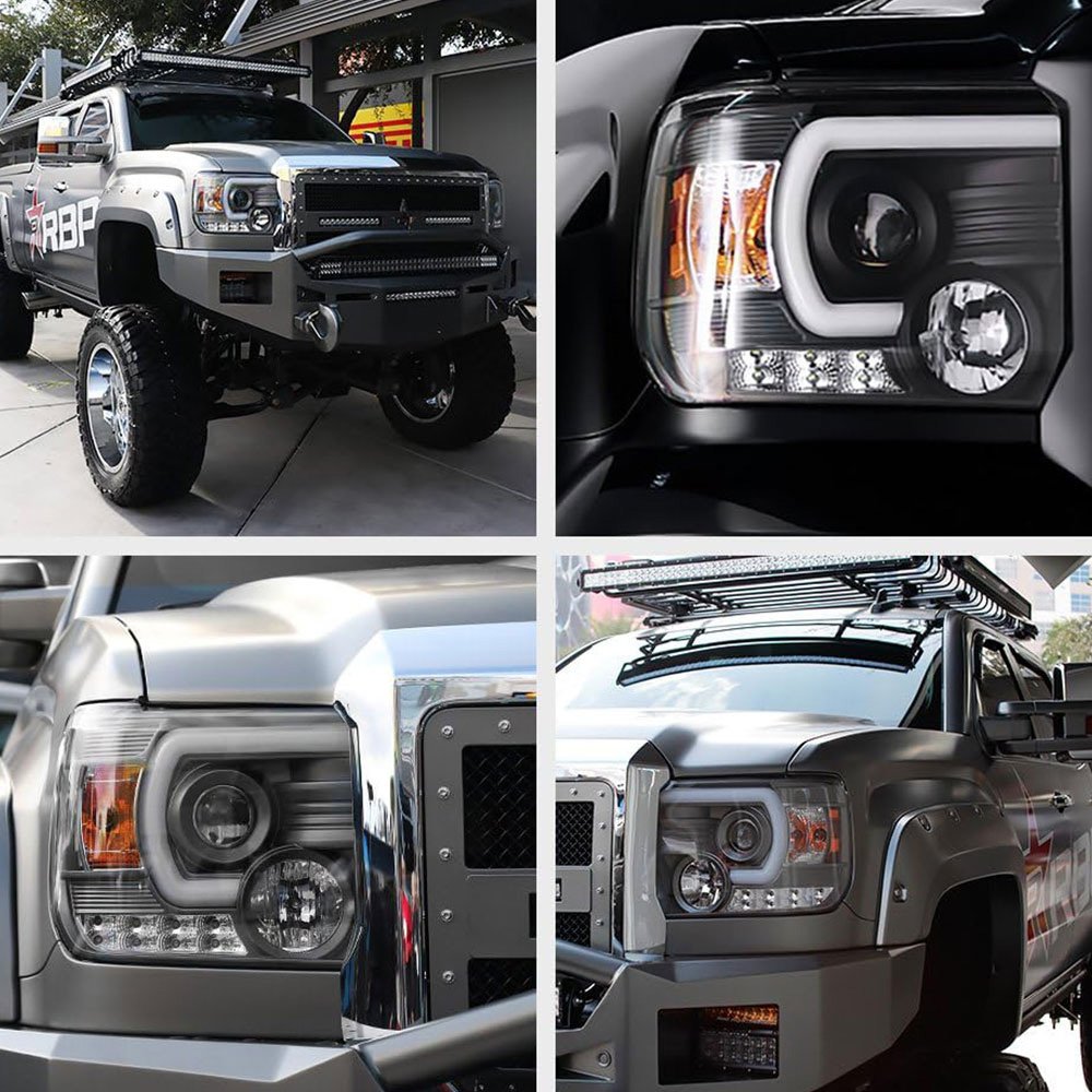 Autoparts LED Black Projector Headlights - Image 6