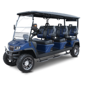 Mediterranean Blue Evolution D5 Maverick 6 - For Sale at Woody's Golf Carts