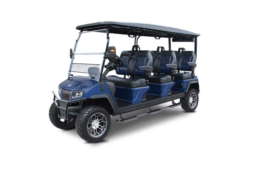Mediterranean Blue Evolution D5 Maverick 6 - For Sale at Woody's Golf Carts