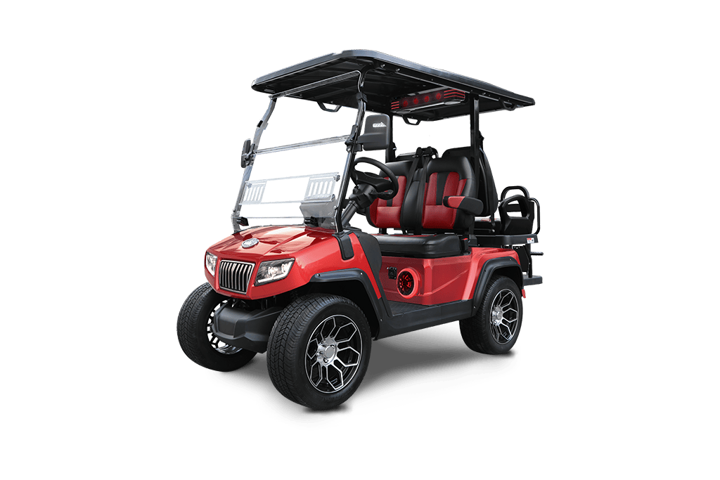 Flamenco Red Evolution D5 Ranger 2+2 Plus - For Sale at Woody's Golf Carts
