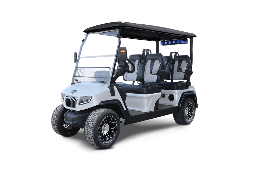 Mineral White Evolution D5 Ranger 4 - For Sale at Woody's Golf Carts