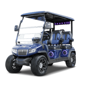 Mediterranean Blue Evolution D5 Ranger 4 Plus - For Sale at Woody's Golf Carts