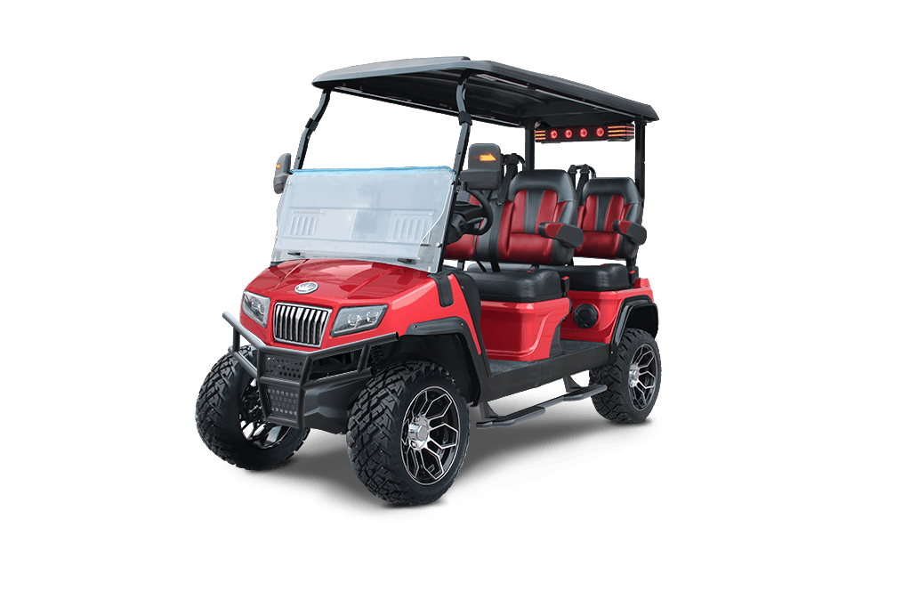 Flamenco Red Evolution D5 Maverick 4 - For Sale at Woody's Golf Carts