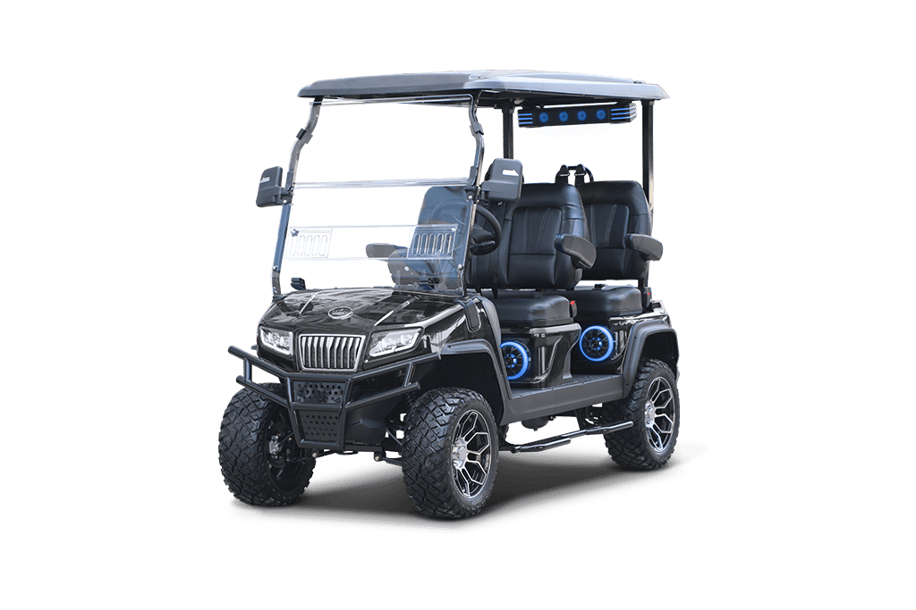Black Sapphire Evolution D5 Maverick 4 Plus - For Sale at Woody's Golf Carts