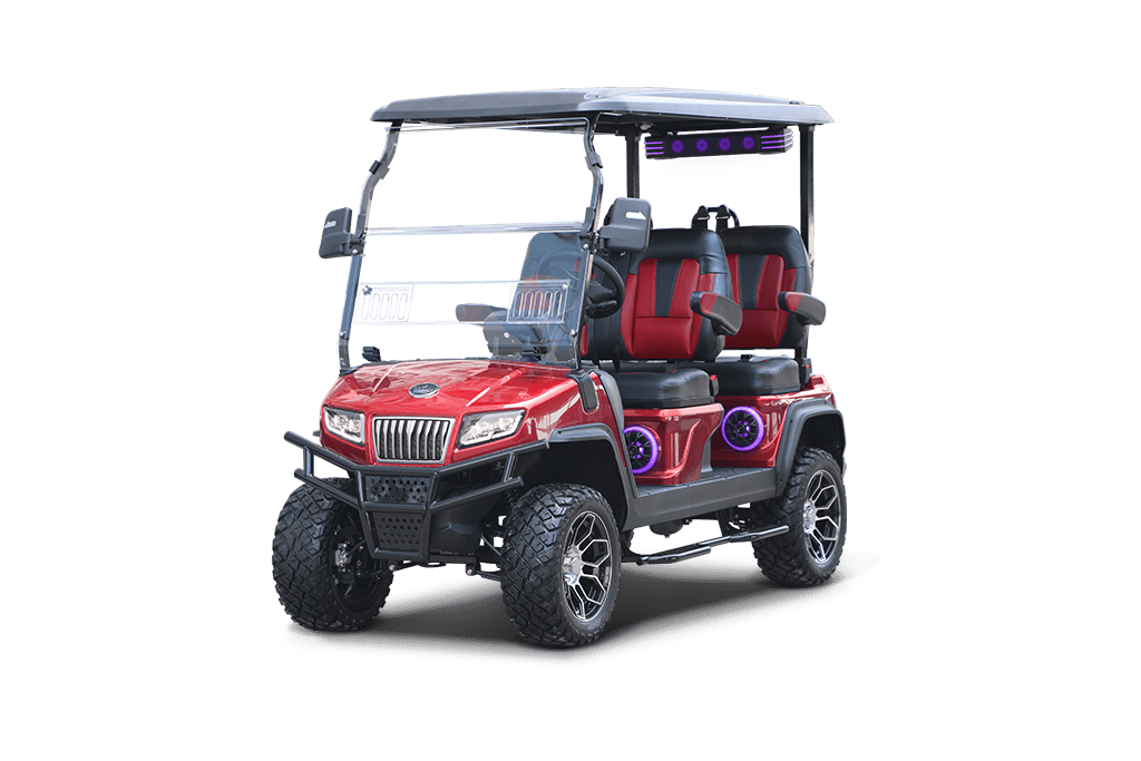 Flamenco Red Evolution D5 Maverick 4 Plus - For Sale at Woody's Golf Carts