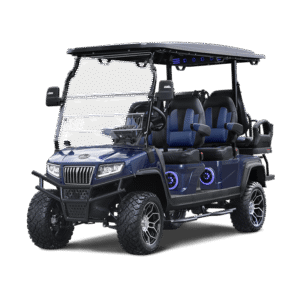Mediterranean Blue Evolution D5 Maverick 4+2 Plus - For Sale at Woody's Golf Carts