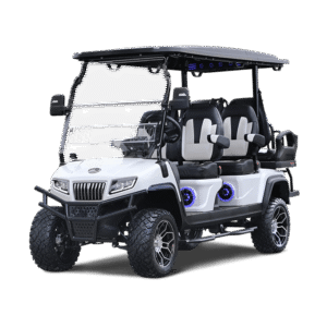 Mineral White Evolution D5 Maverick 4+2 Plus - For Sale at Woody's Golf Carts