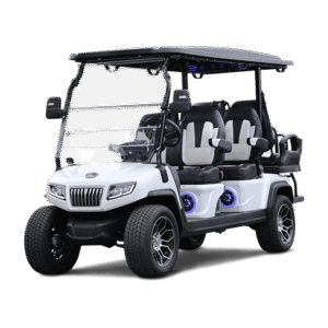 Mineral White Evolution D5 Ranger 4+2 Plus - For Sale at Woody's Golf Carts