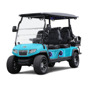 Sky Blue Evolution D5 Ranger 4+2 Plus - For Sale at Woody's Golf Carts