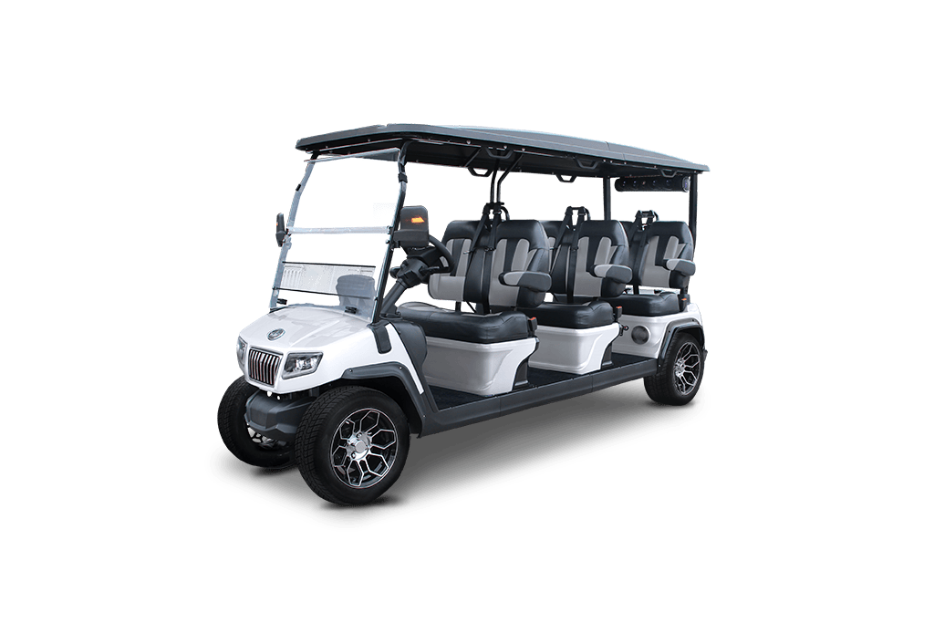 Mineral White Evolution D5 Ranger 6 - For Sale at Woody's Golf Carts