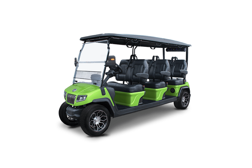Lime Green Evolution D5 Ranger 6 - For Sale at Woody's Golf Carts