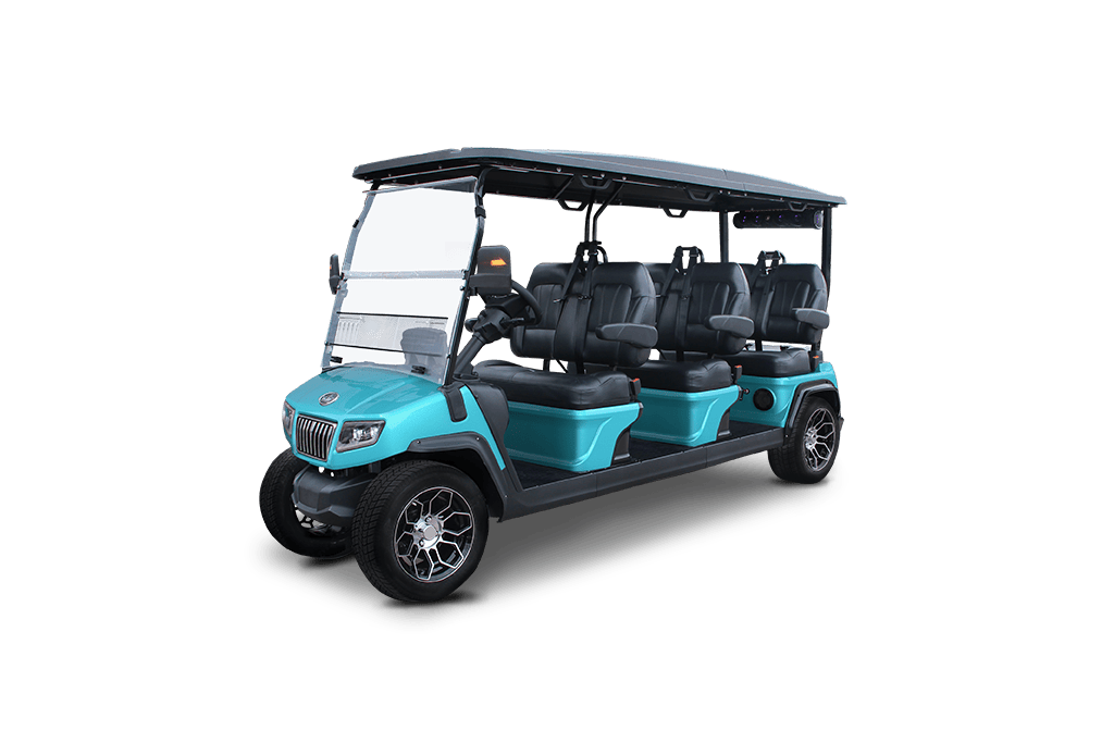Sky Blue Evolution D5 Ranger 6 - For Sale at Woody's Golf Carts