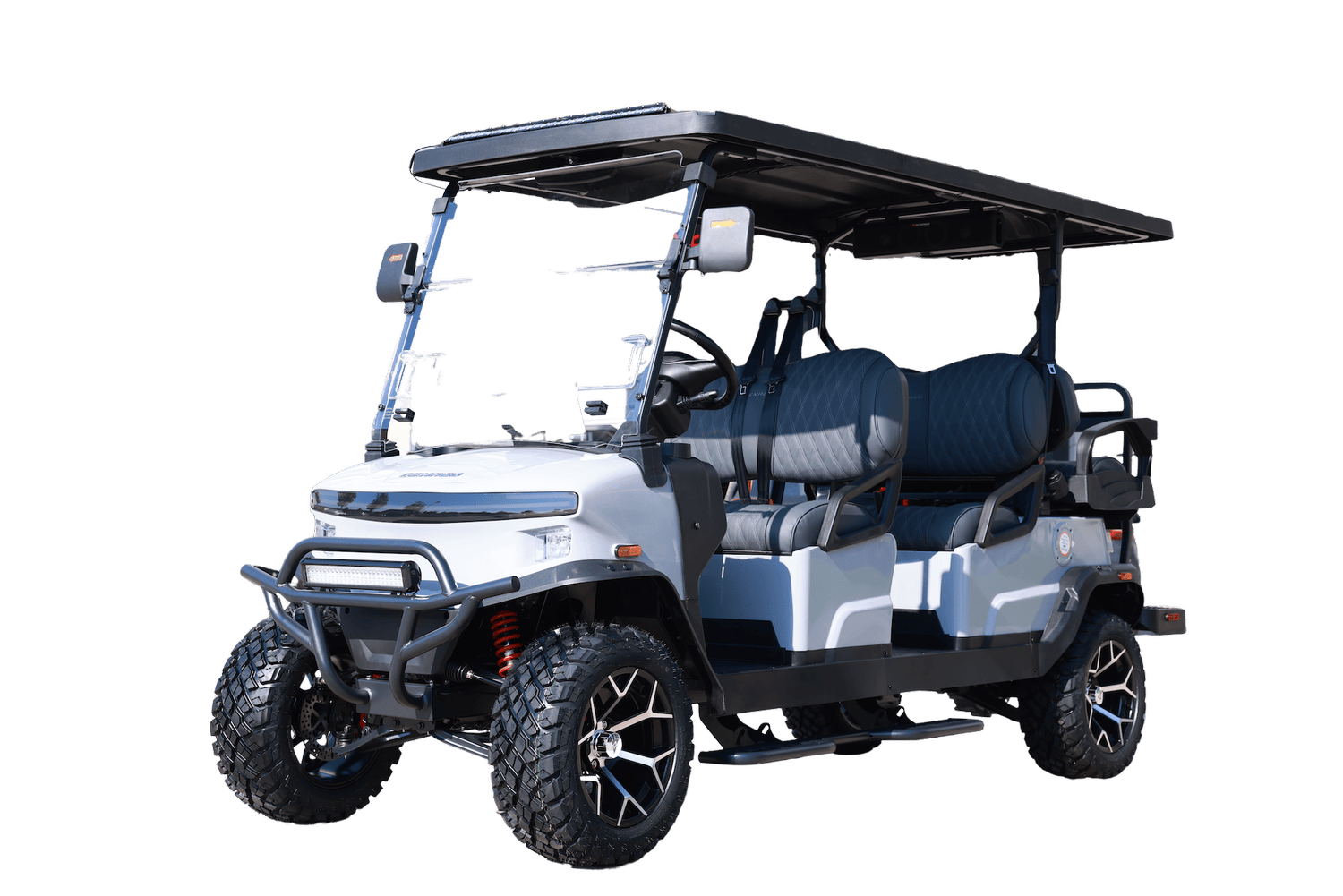 Nardo Gray Denago Rover XL 6 - For Sale at Woody's Golf Carts