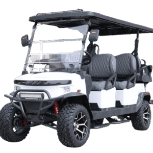White Denago Rover XL 6 - For Sale at Woody's Golf Carts